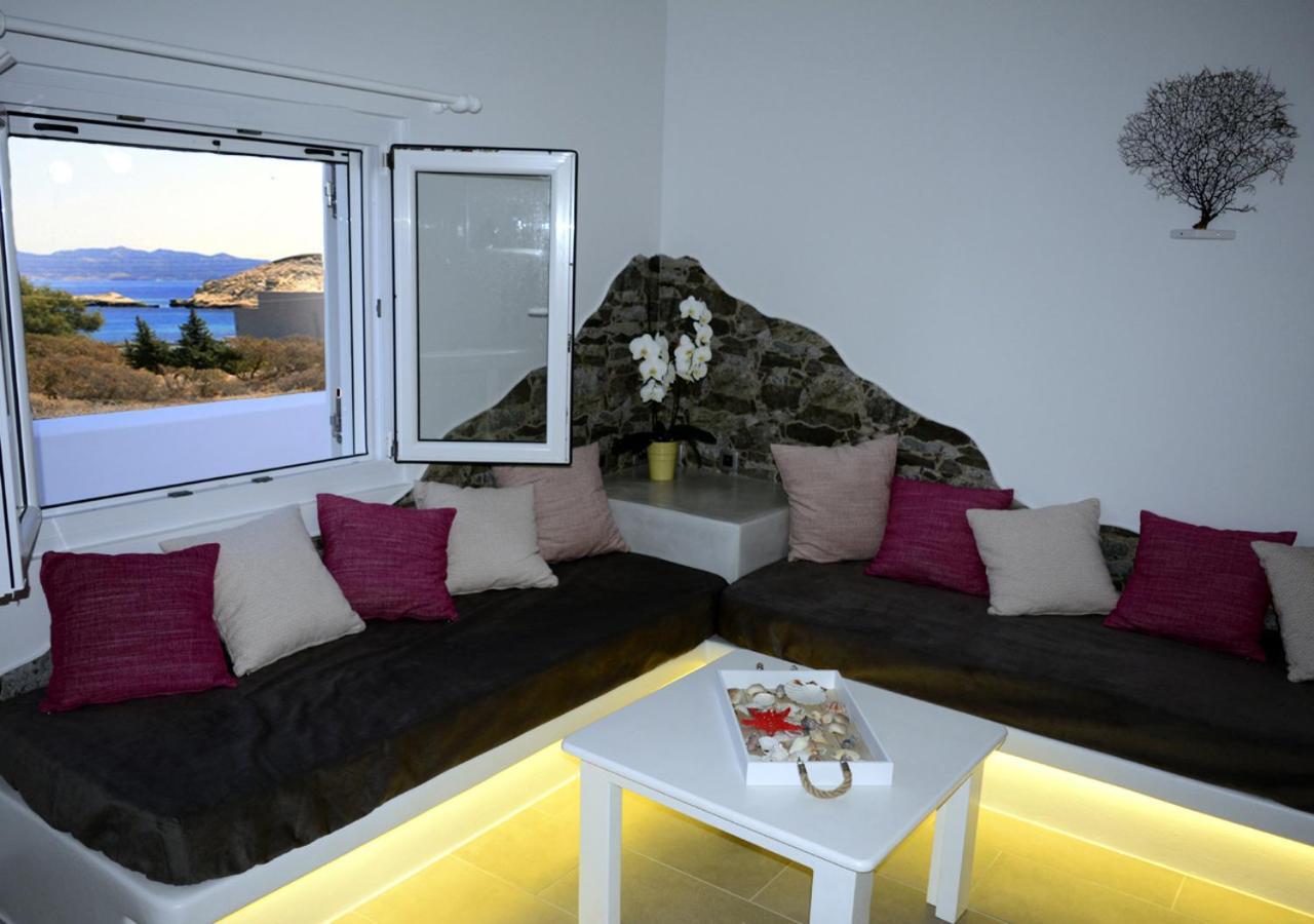 Seashell Mandrakia Sea View Villa Buitenkant foto